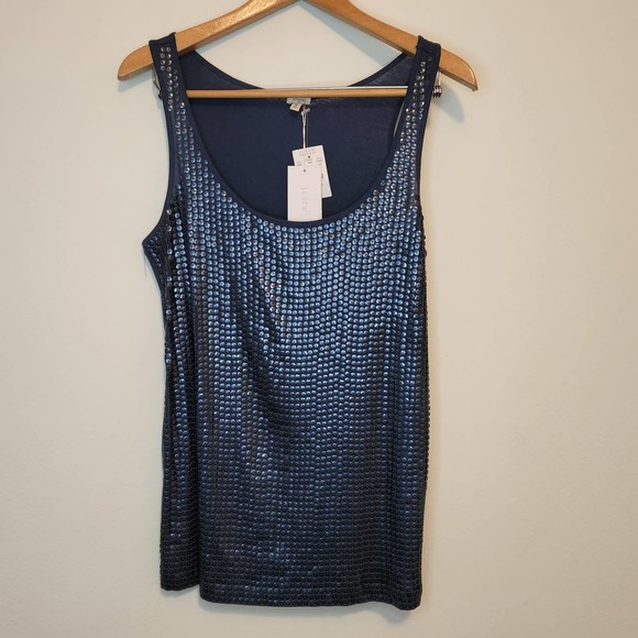 J. Crew Factory Tops - J. Crew Sequin Tank Top